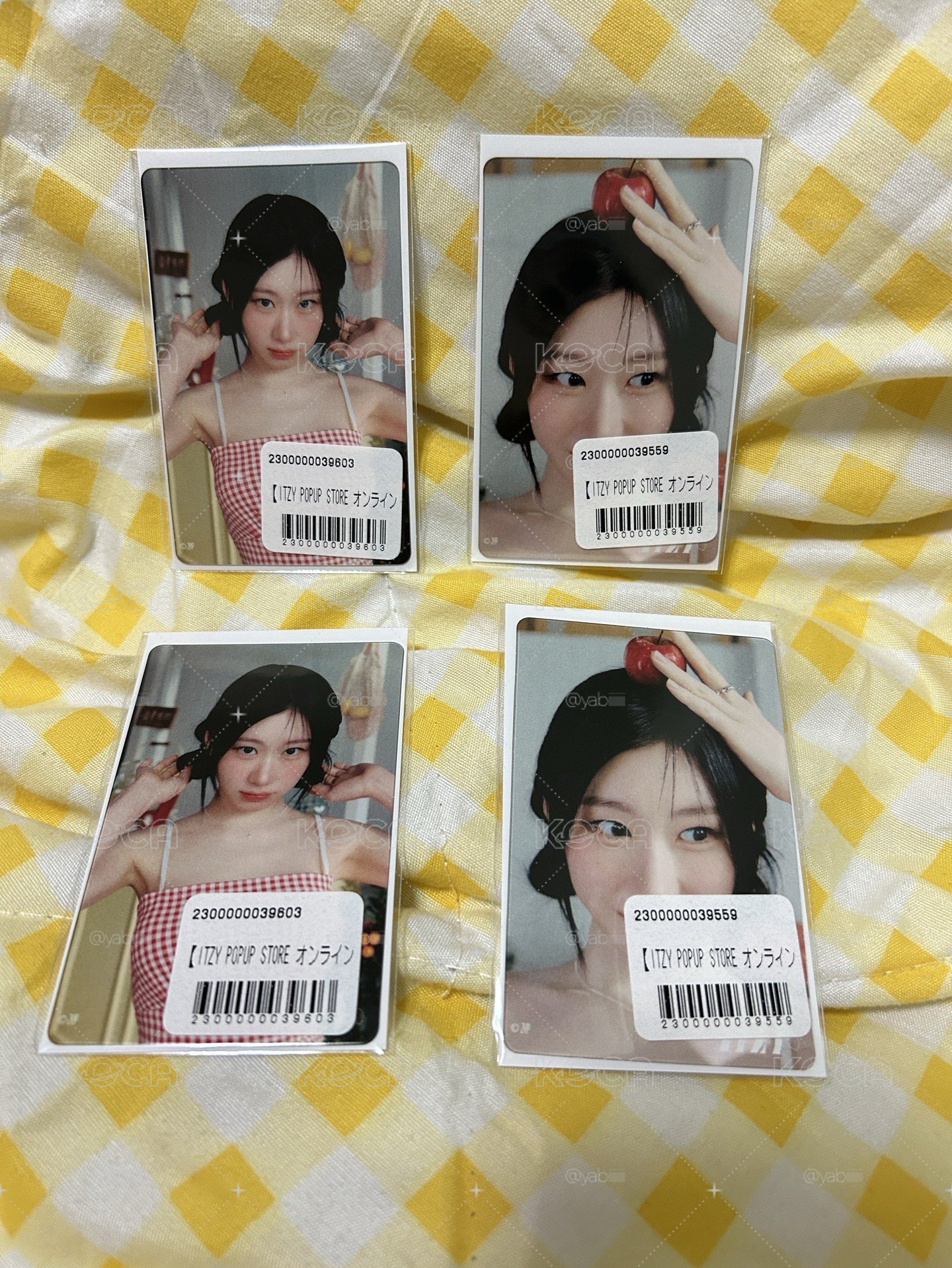 ITZY 彩領 日本一番賞隨機卡*2