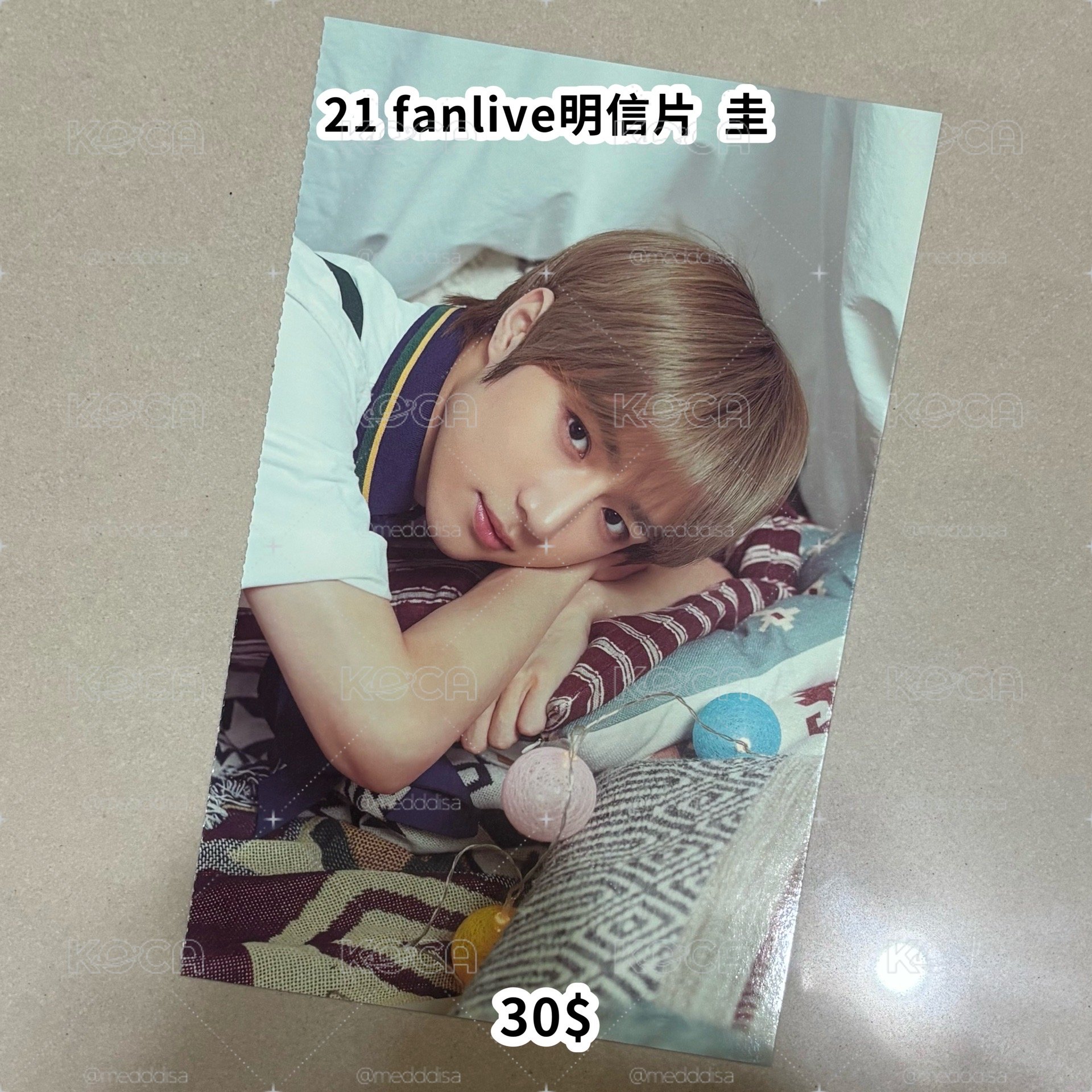 TXT 21 fanlive明信片 圭