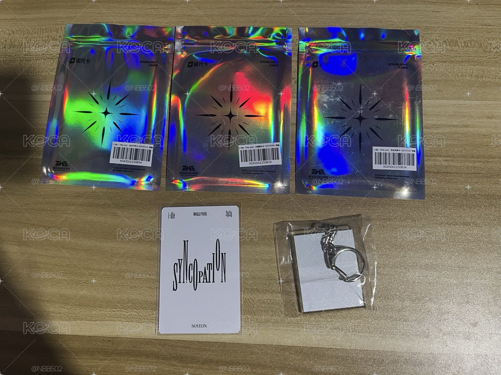 🏆 I-dle 小娟小禮包*5