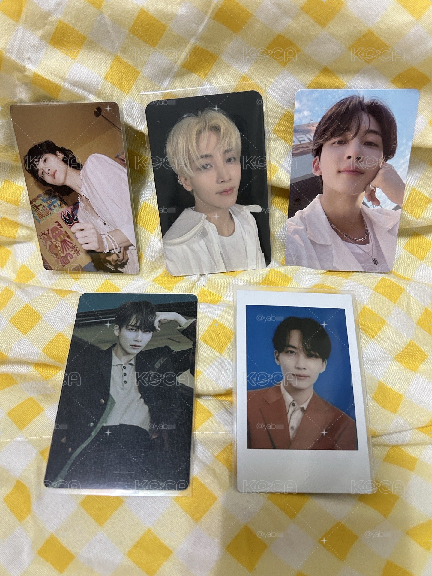 SEVENTEEN 尹淨漢 小卡*5