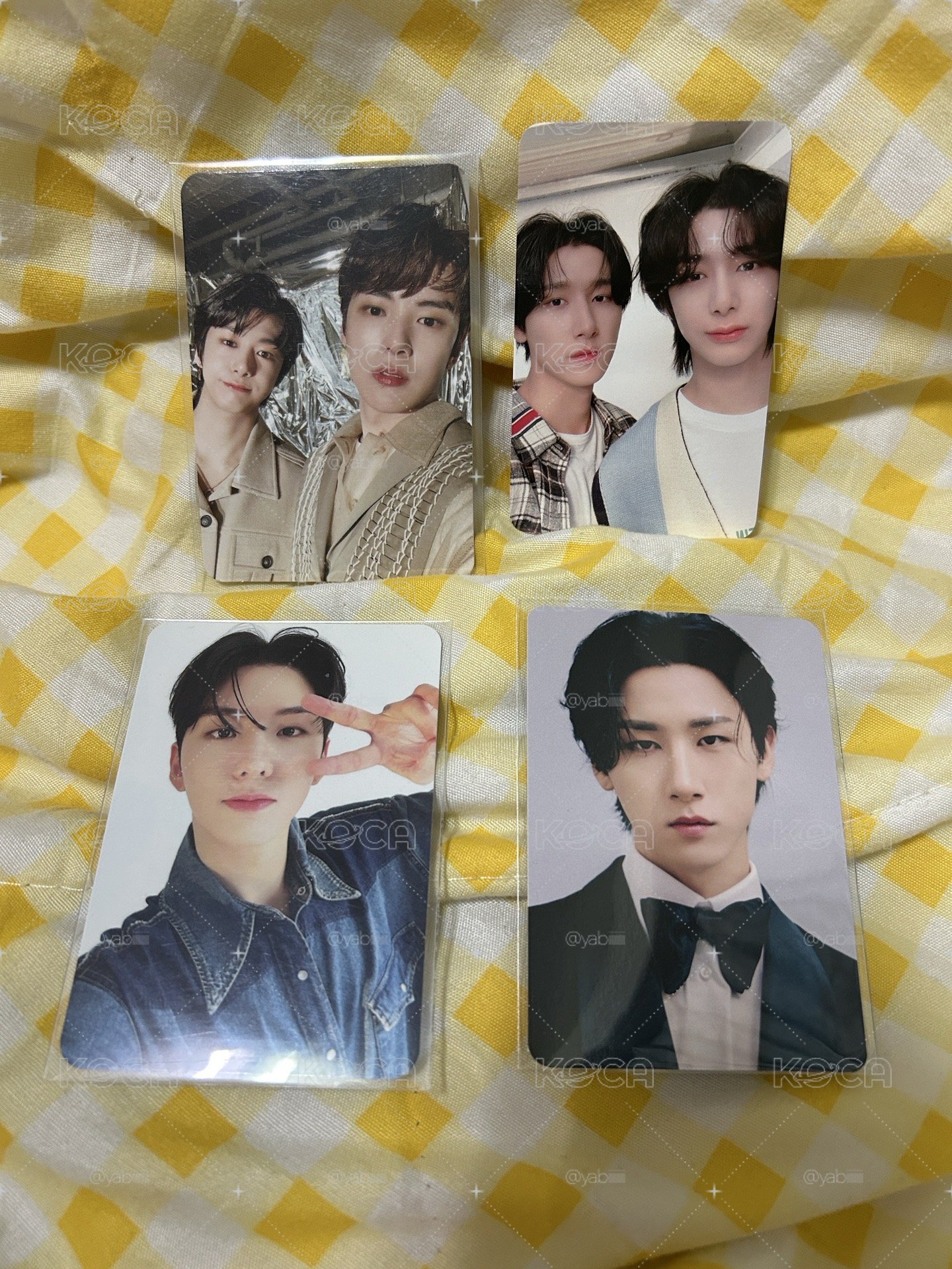MONSTA X 散卡*4