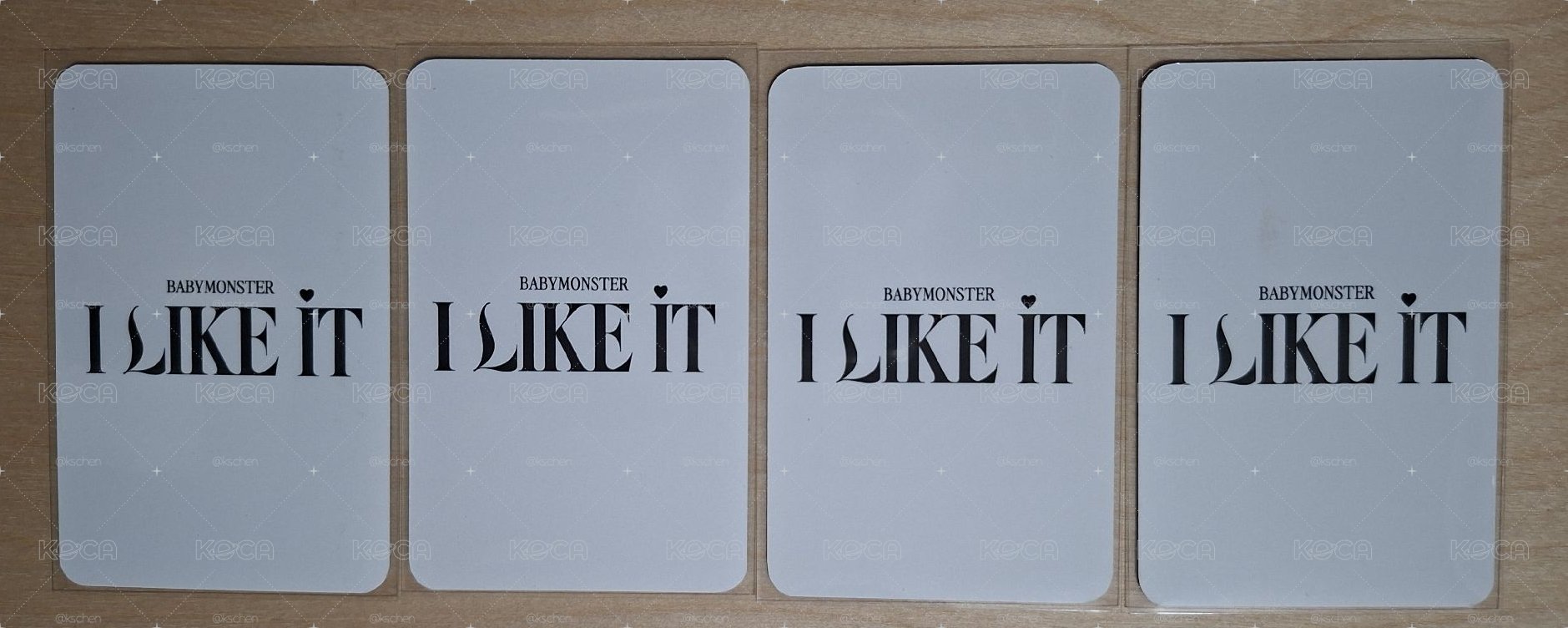現貨 | I LIKE IT mk ABDE 幸運卡