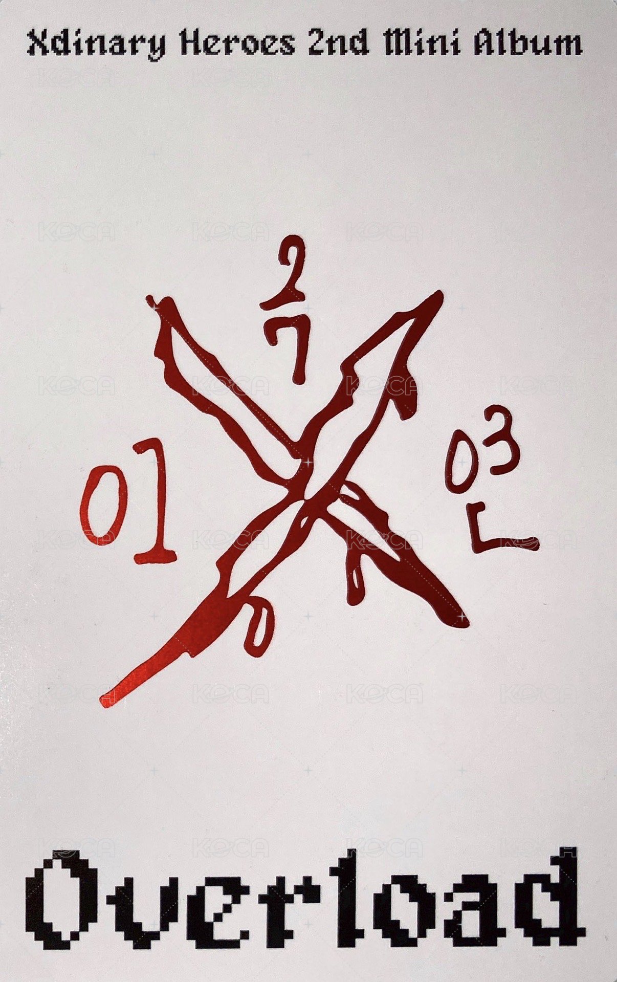 迷二 專輯卡 B 背面