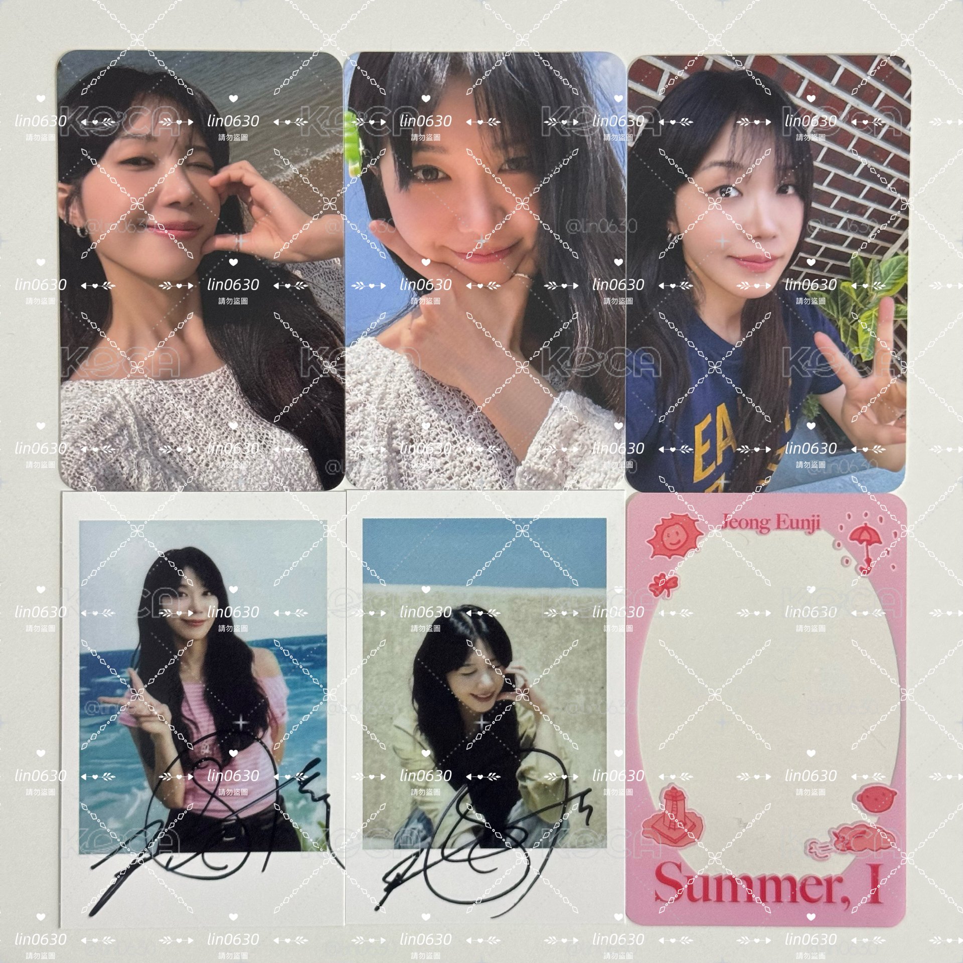現貨 恩地 SUMMER I K4幸運卡/飲料卡/姓名貼