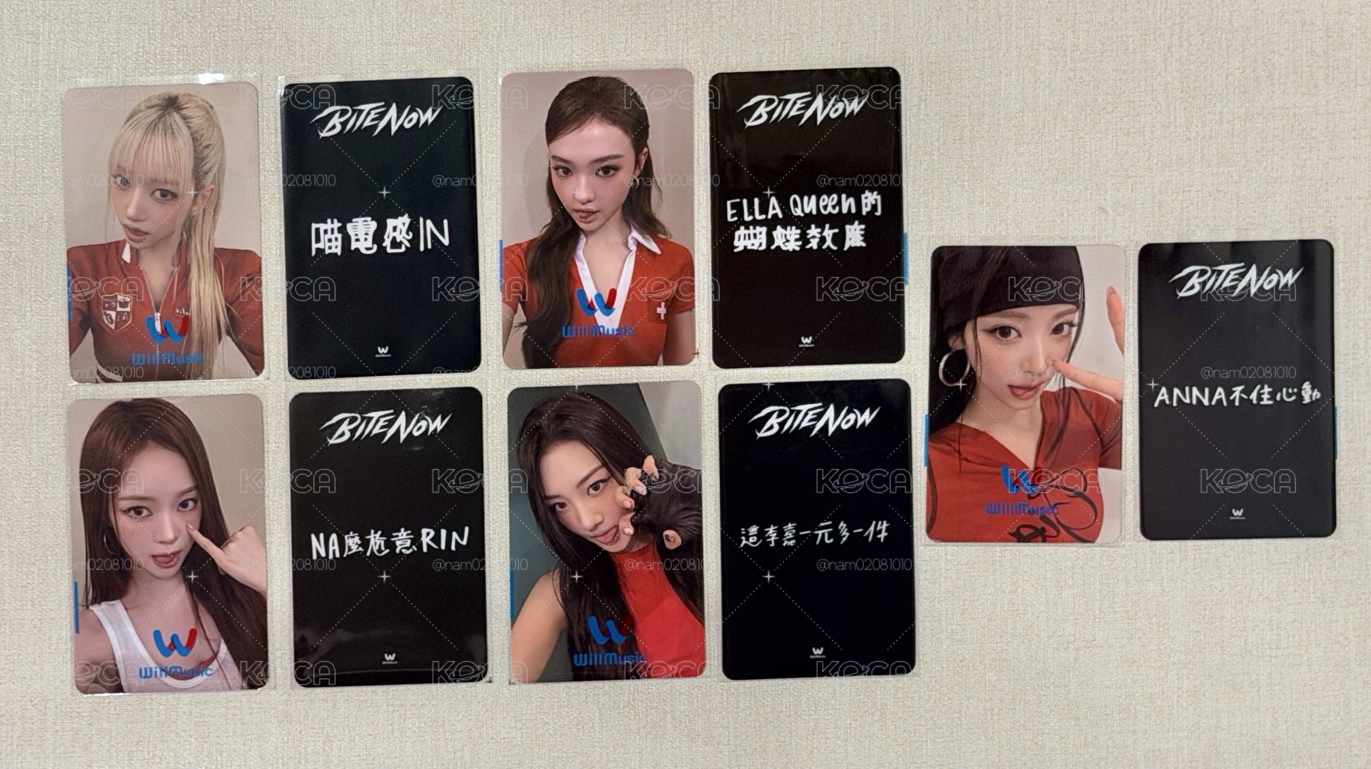 (現貨)MEOVV BITE NOW 微樂客 台北合影 中文卡背 簽售卡