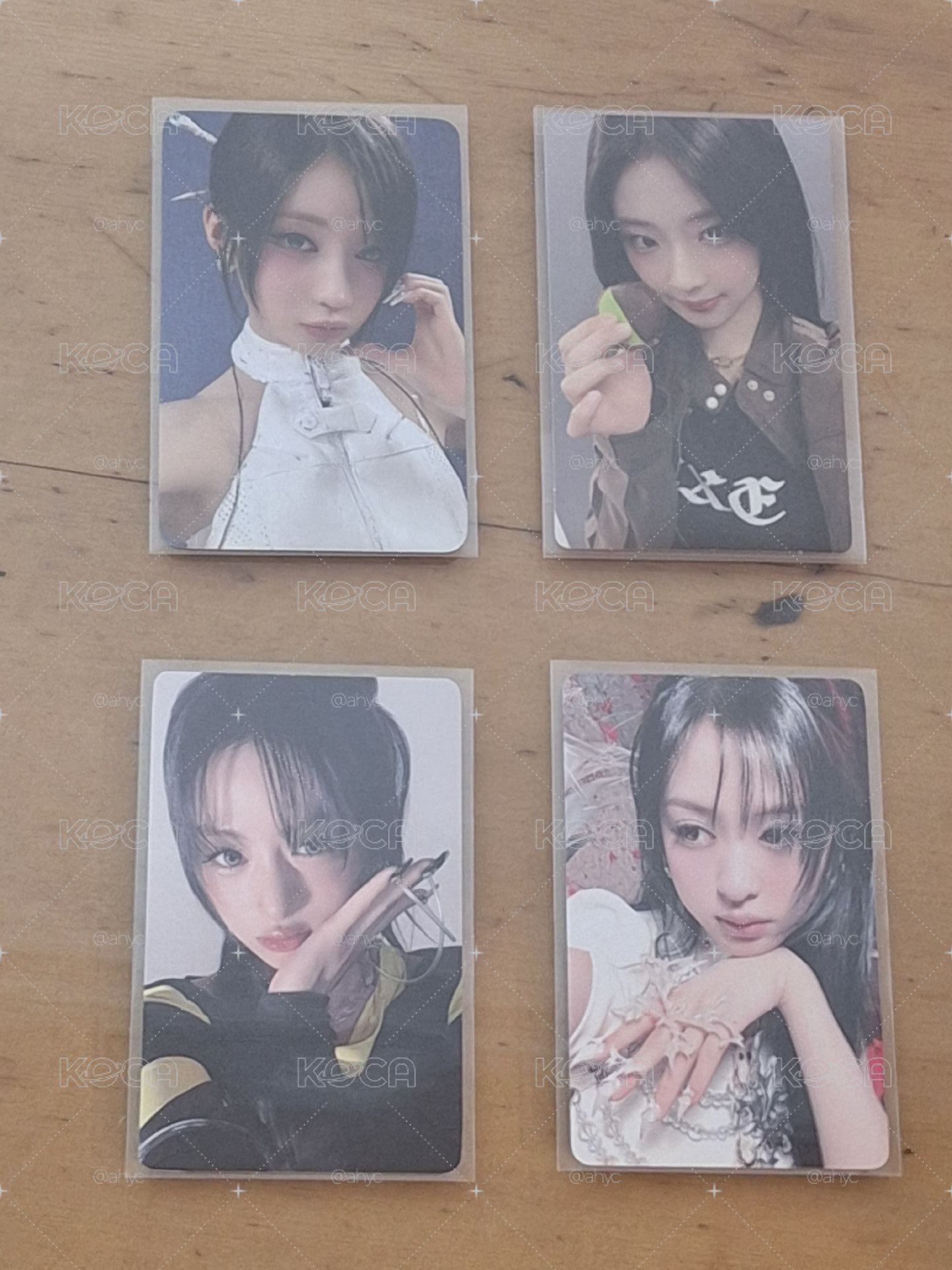 四張美麗的小卡