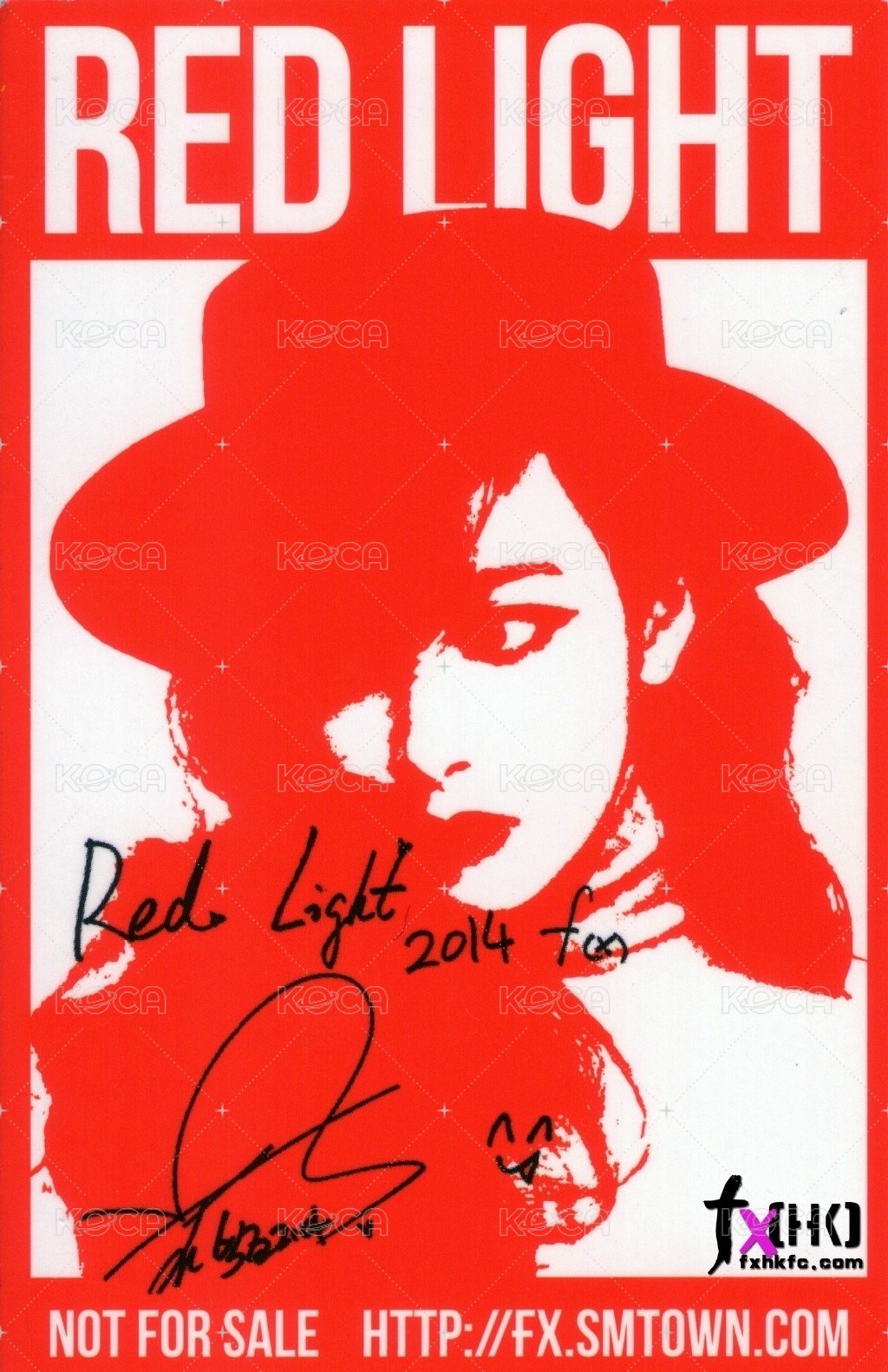 正規三<Red Light> 專輯卡  背面
