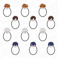 日本四週年 THEキャラ聯動 壓克力髮圈