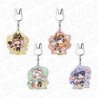 日本四週年 THEキャラ聯動 壓克力鑰匙圈