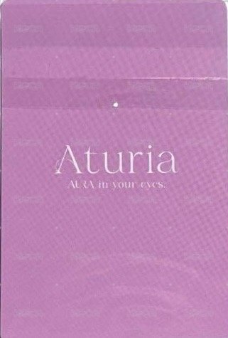 Aturia 代言卡  背面