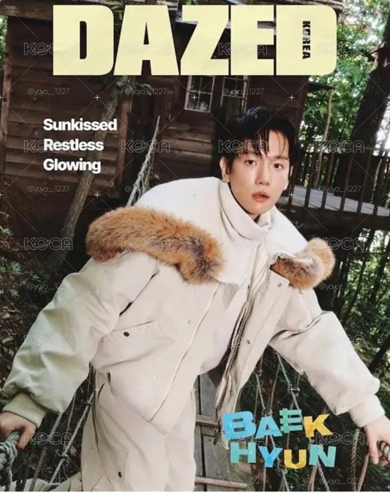 邊伯賢雜誌 DAZED<Dazed> Korea 7月號