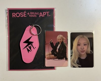 Rosé 台北滿額卡 + apt吊飾 含卡