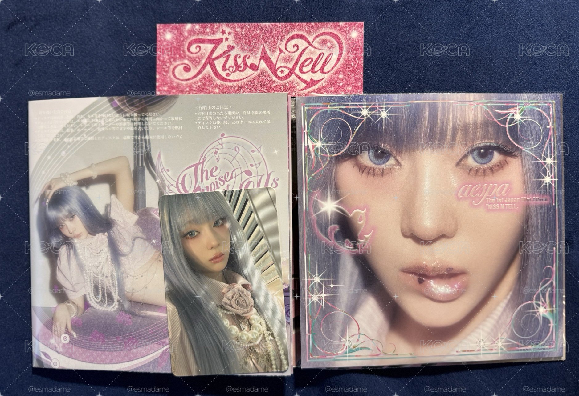 aespa Kiss N Tell Poster Ver. 冬封 海報版