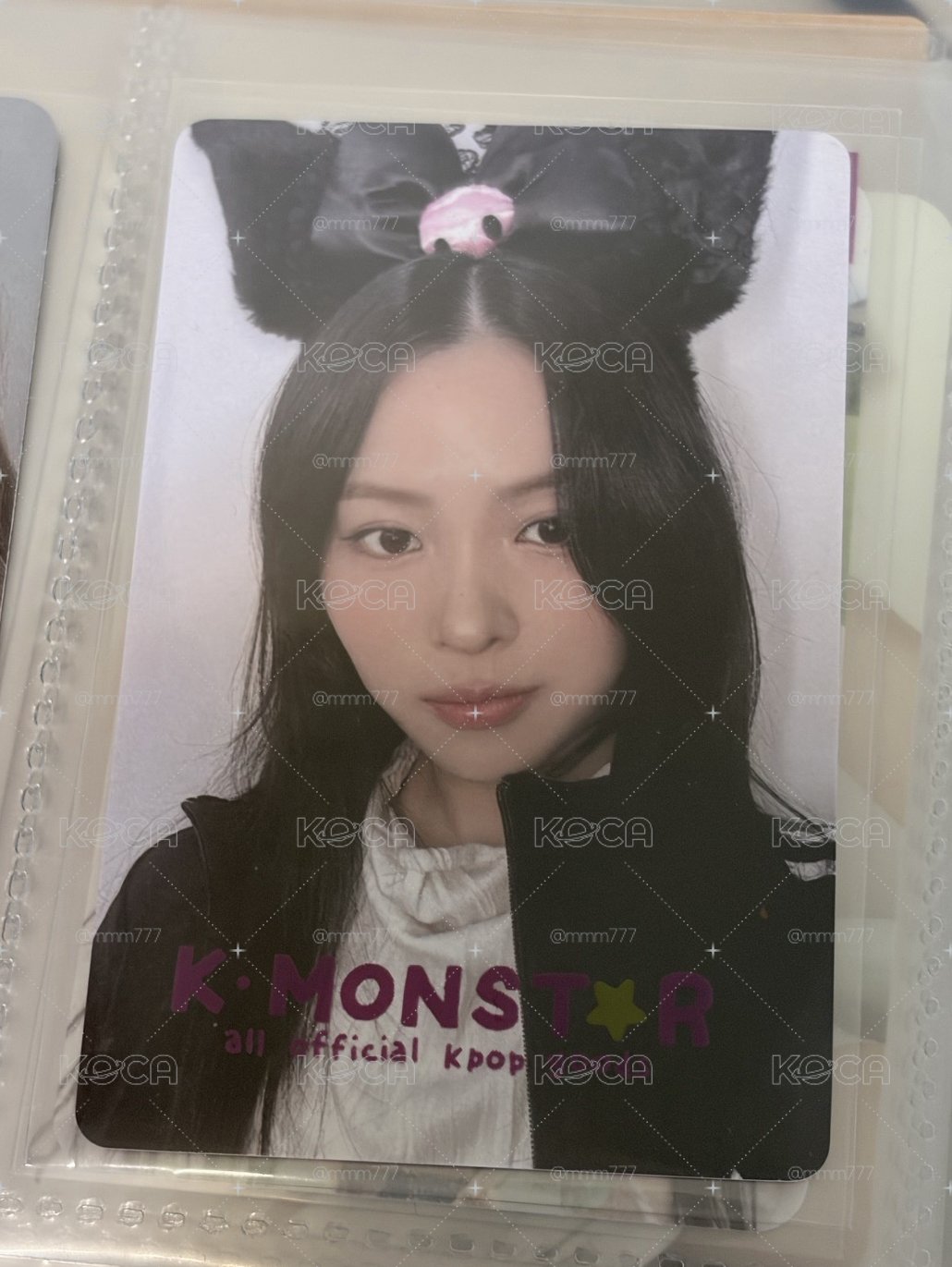 ITZY TNVS K MONSTAR特典卡 留真