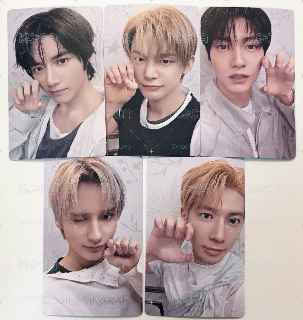 TXT❄️セツナハナビ 日咖 單封 特典卡 夜光卡