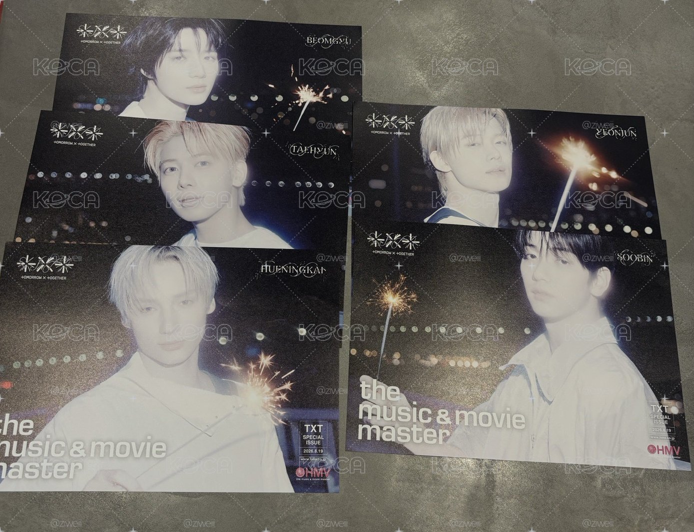 txt hmv日專海報一套