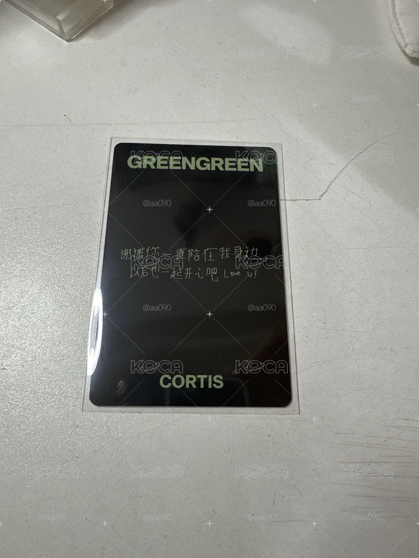 馬丁中文卡背