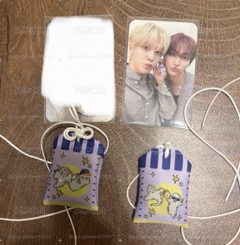 ATEEZ 韓場飯咪會員MD 御守、小卡