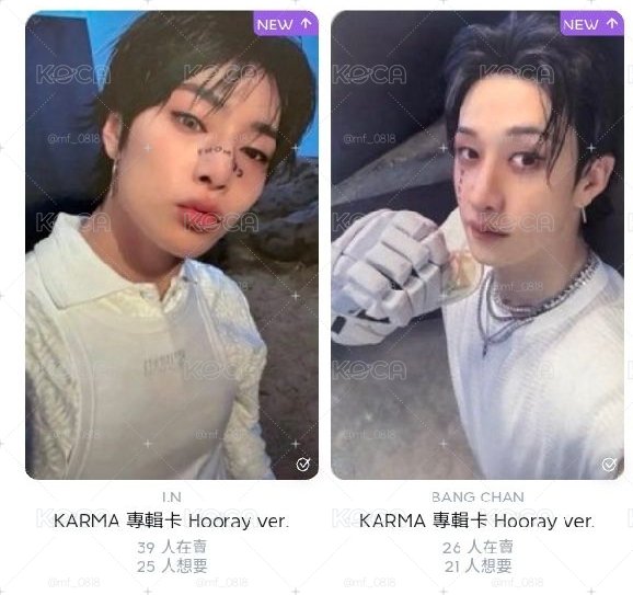 karma 雙面專卡 燦寅