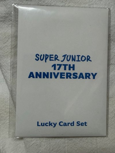 Super Junior 17週年 藝聲 Yesung 幸運卡 全新未拆封