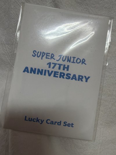 Super Junior 17週年 幸運卡 銀赫 全新未拆封