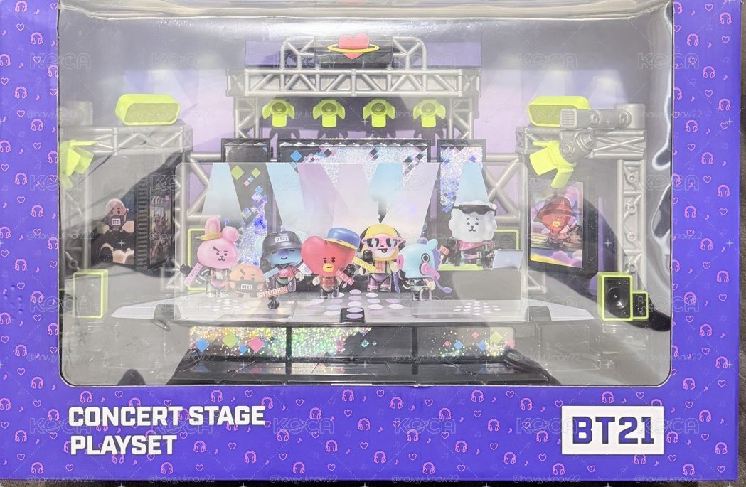 BT21 CONCERT STAGE PLAYSET 二手