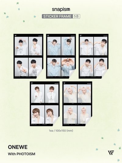 ONEWE 面 : Unknown Atlas X photoism X snapism人生四格卡 代印