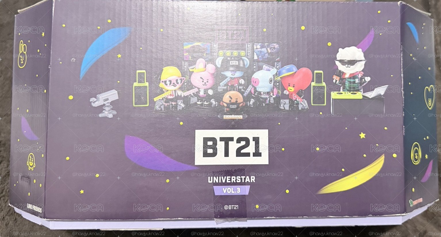 BT21 宇宙明星 VOL.3 全套公仔 二手