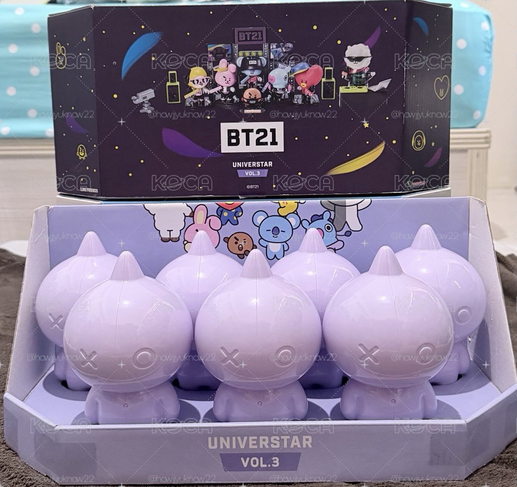 BT21 宇宙明星 VOL.3 全套公仔 二手