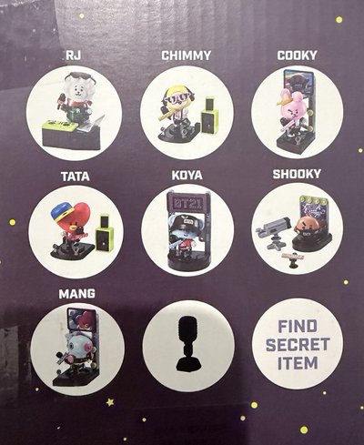 BT21 宇宙明星 VOL.3 全套公仔 二手