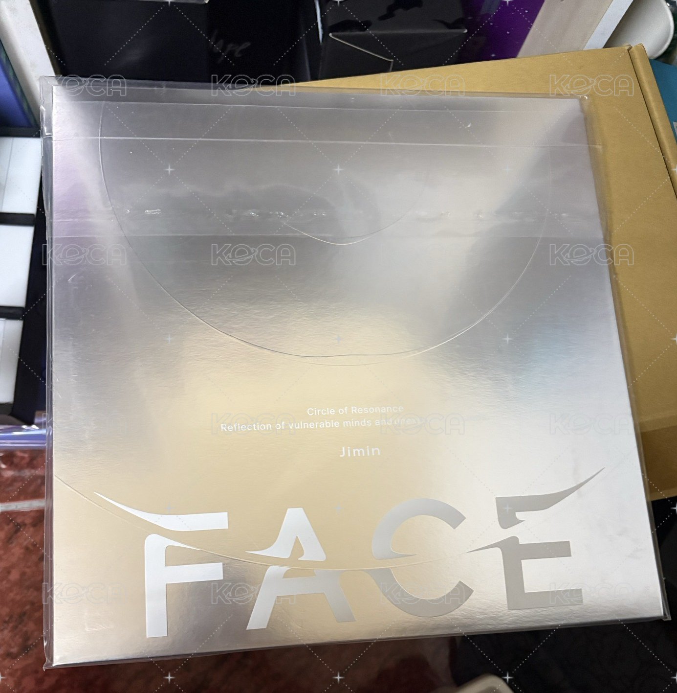 face黑膠（一張小卡）