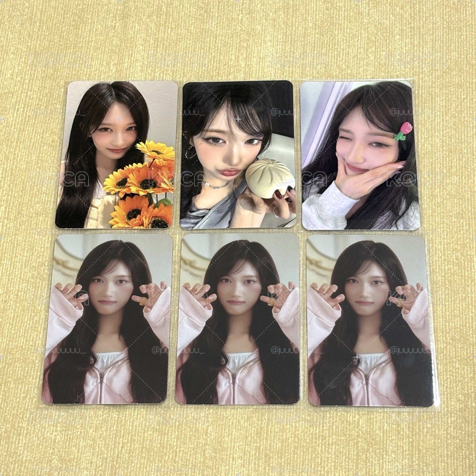 IVE 瑞小卡盤 共六張