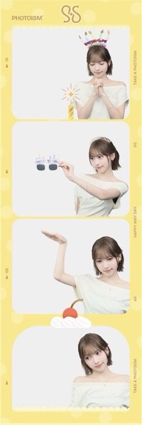 photoism 2026生日 人生四格卡 / 拍貼 