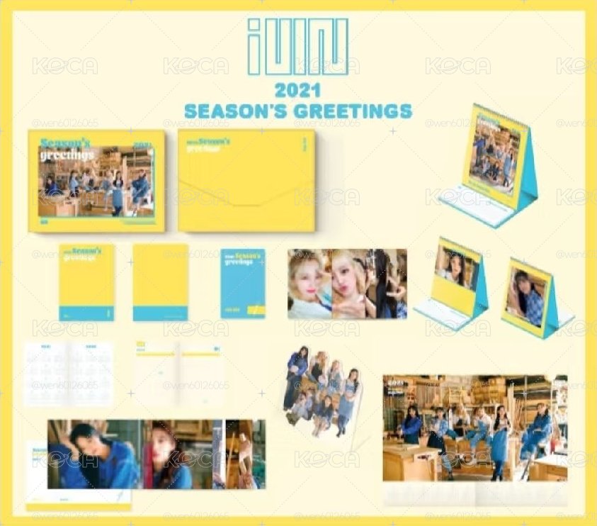 【i-dle】2021 年曆 Season's Greetings / 舊專