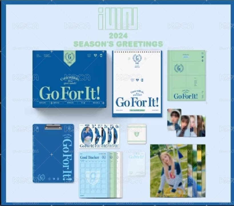 【i-dle】2024年曆 SEASON’S GREETINGS [Go For It!] / 舊專