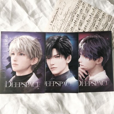 ฅ^ ･ﻌ･ ^ฅ 【現貨】戀與深空 甜蜜相約系列 明信片 沈星回 黎深 祁煜