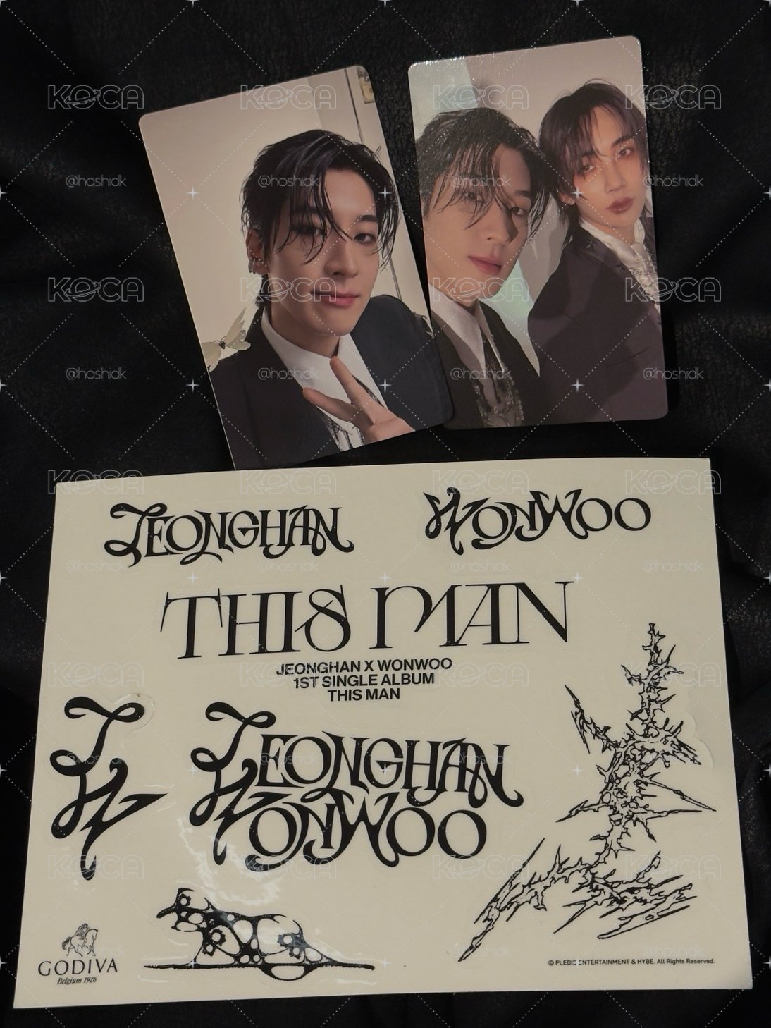 JXW 塔店 圓漢雙人特典卡 圓單人特典卡 圓漢Godiva