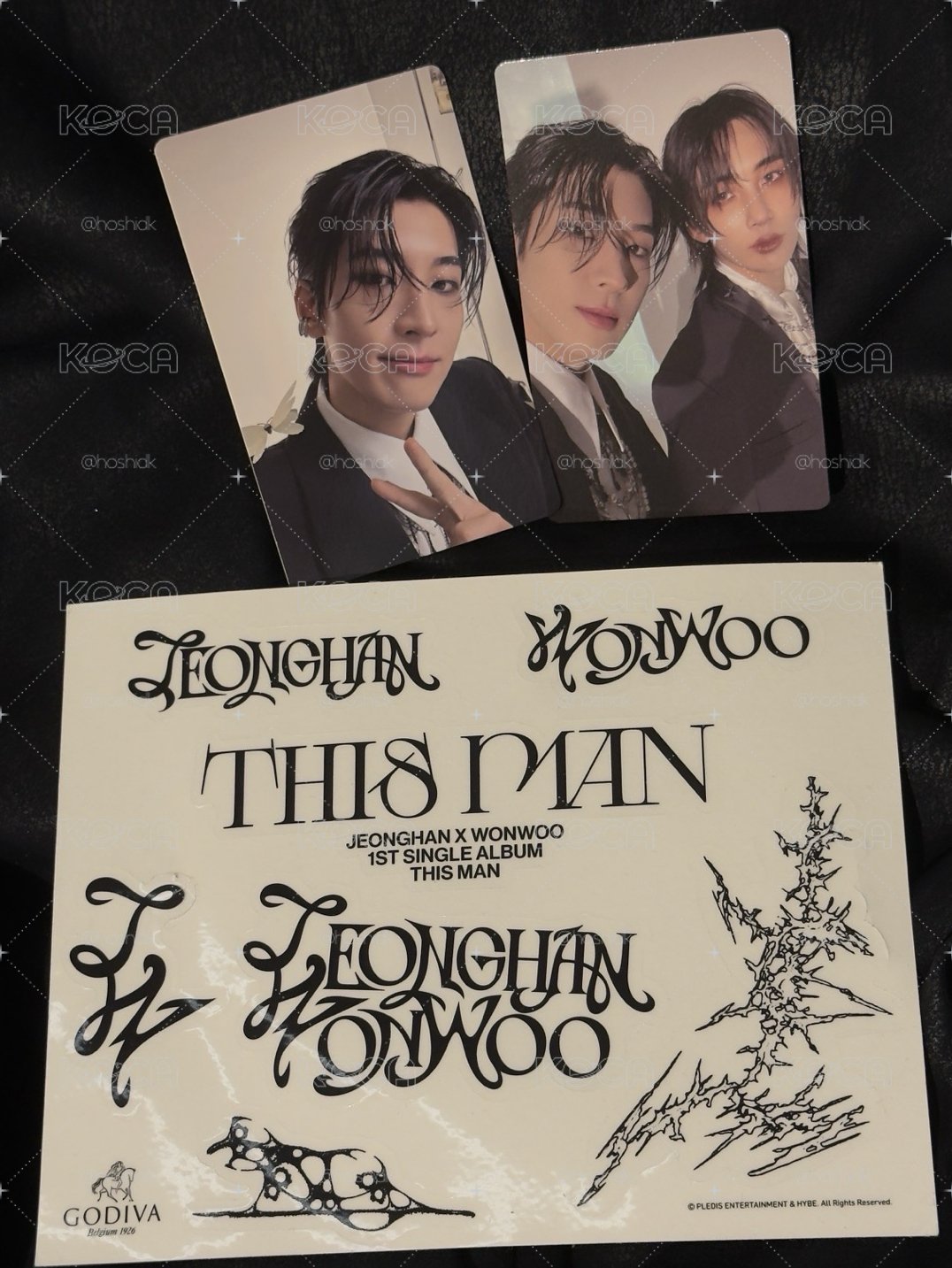 JXW 塔店 圓漢雙人特典卡 圓單人特典卡 圓漢Godiva
