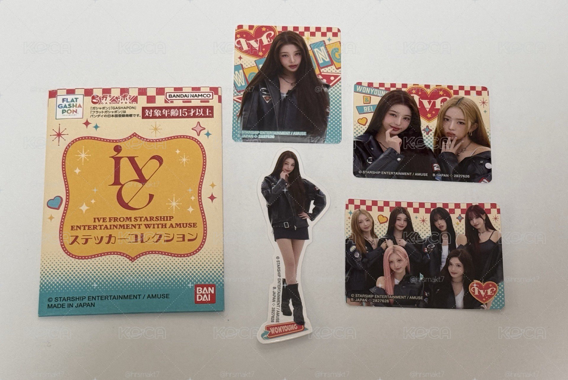WONYOUNG 萬代第二彈貼紙