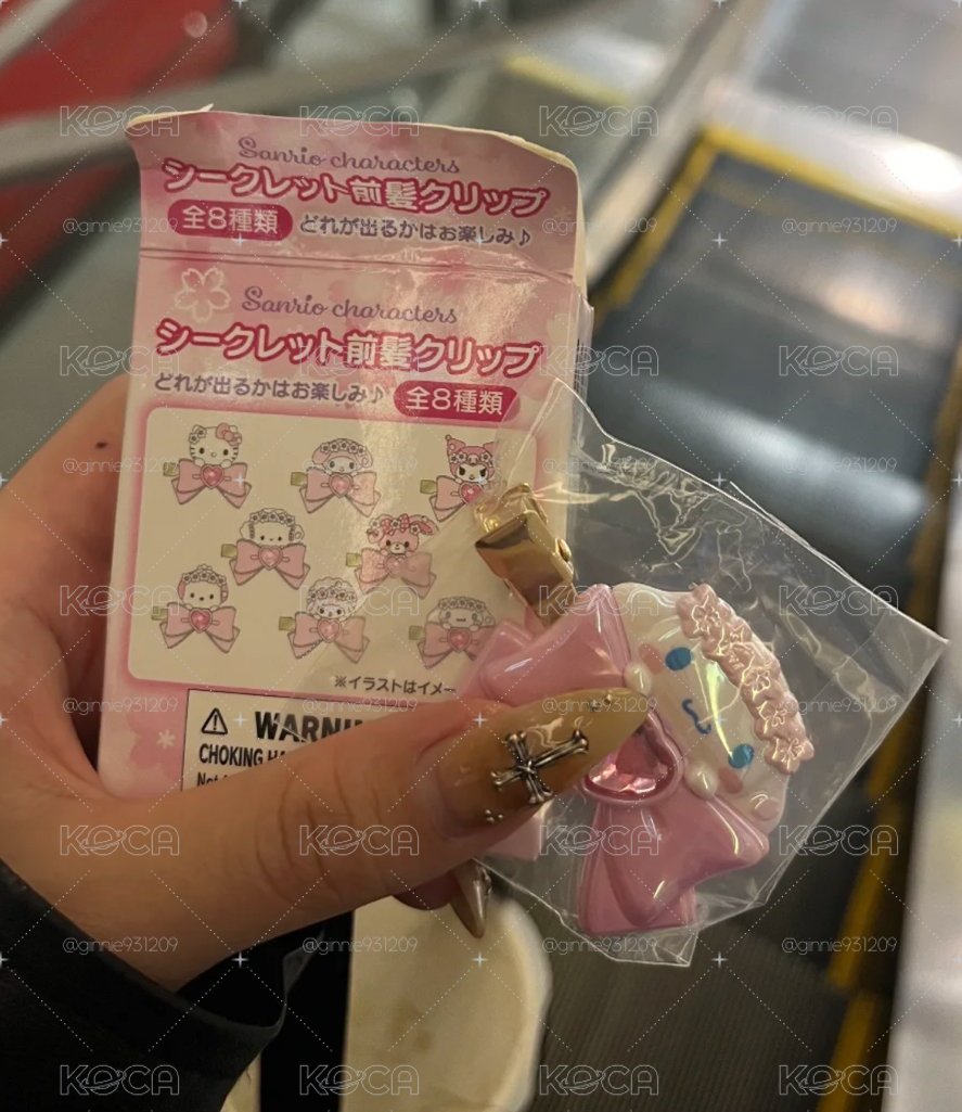 三麗鷗 大耳狗 櫻花系列2026年盲盒 髮夾