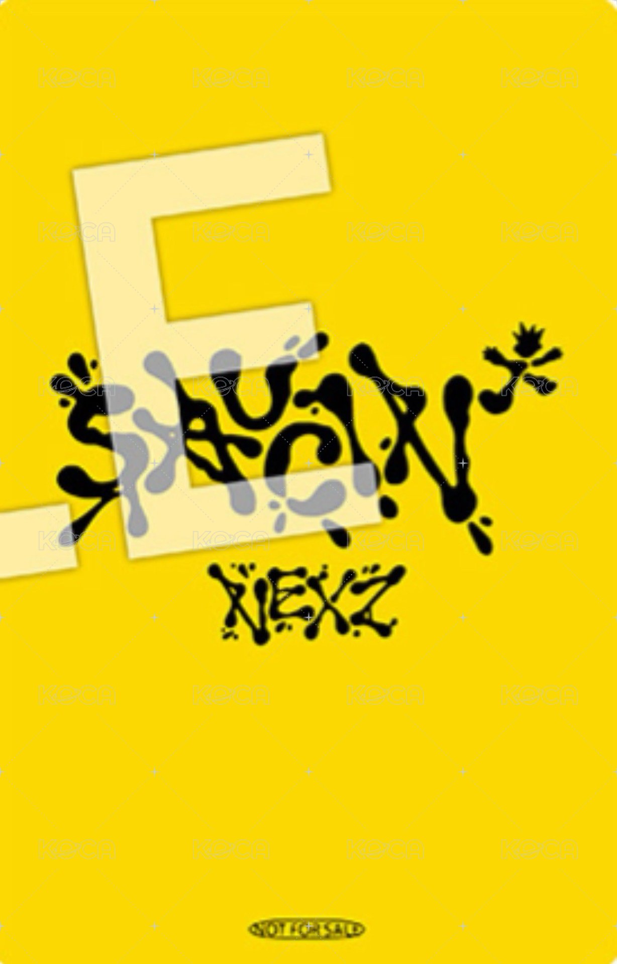 SAUCIN’ Rakuten books 預售 特典卡  背面