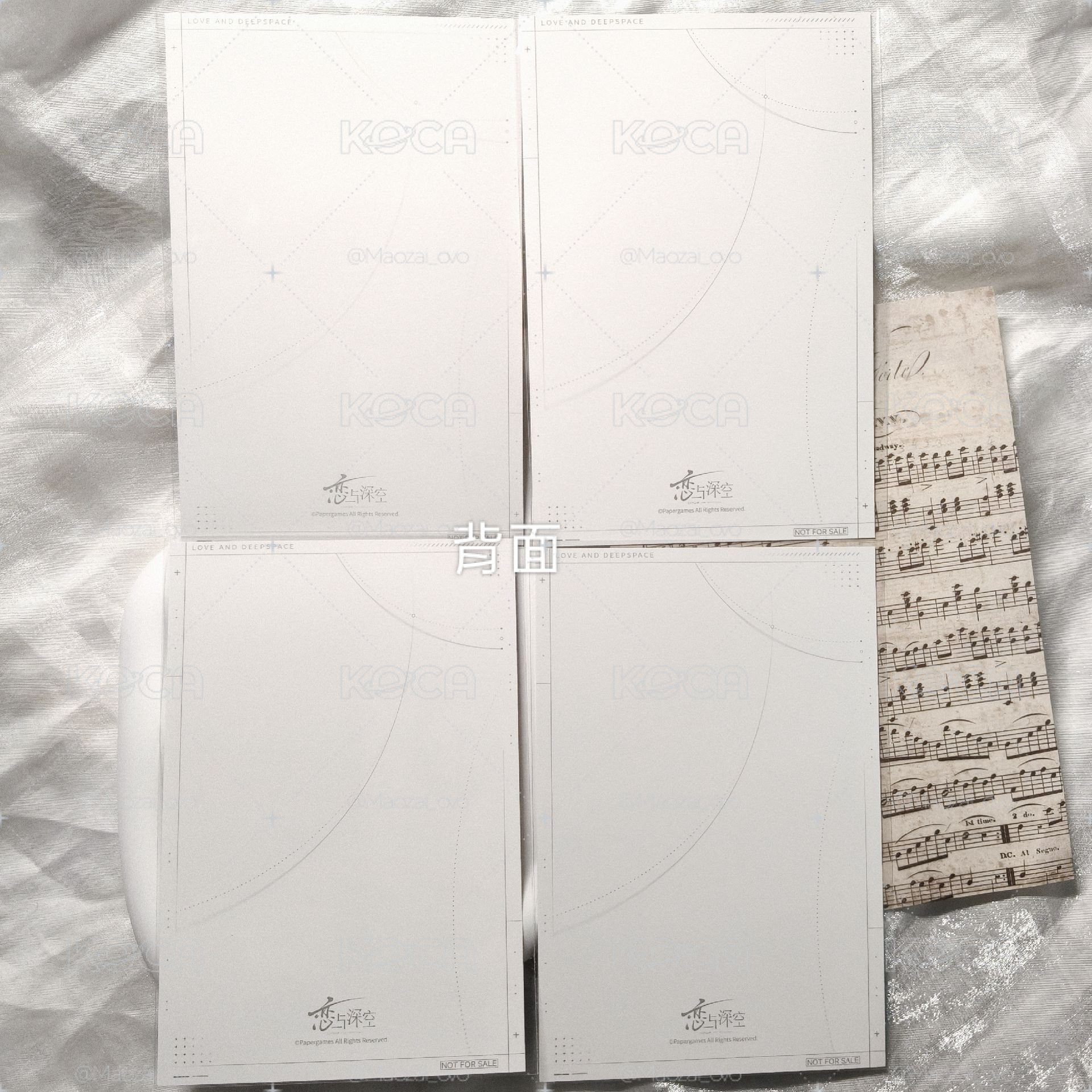 ฅ^ ･ﻌ･ ^ฅ 【現貨】戀與深空 心緒定格系列 明信片 沈星回 黎深 祁煜 夏以晝