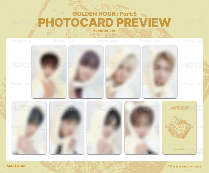 ATEEZ GH5 MS 2.0 倉鼠披風