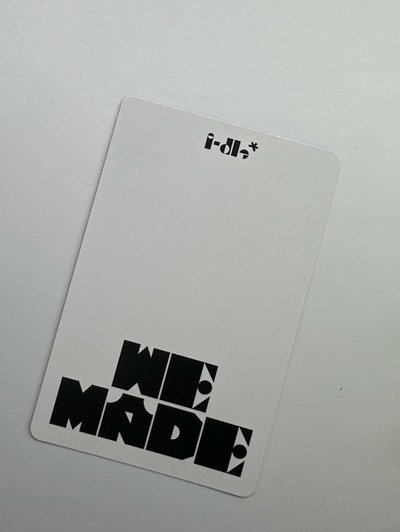 舒華 We made A ver. 專輯卡 