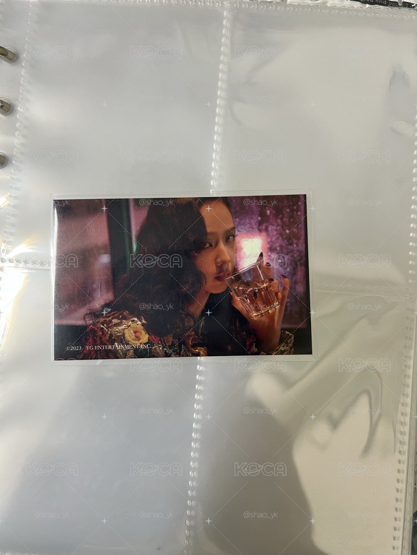 《ME》環球特典卡 JISOO