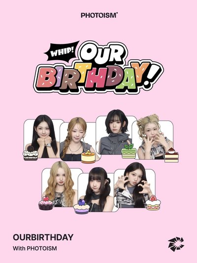 OURBIRTHDAY X photoism 人生四格卡 代印 1組兩張