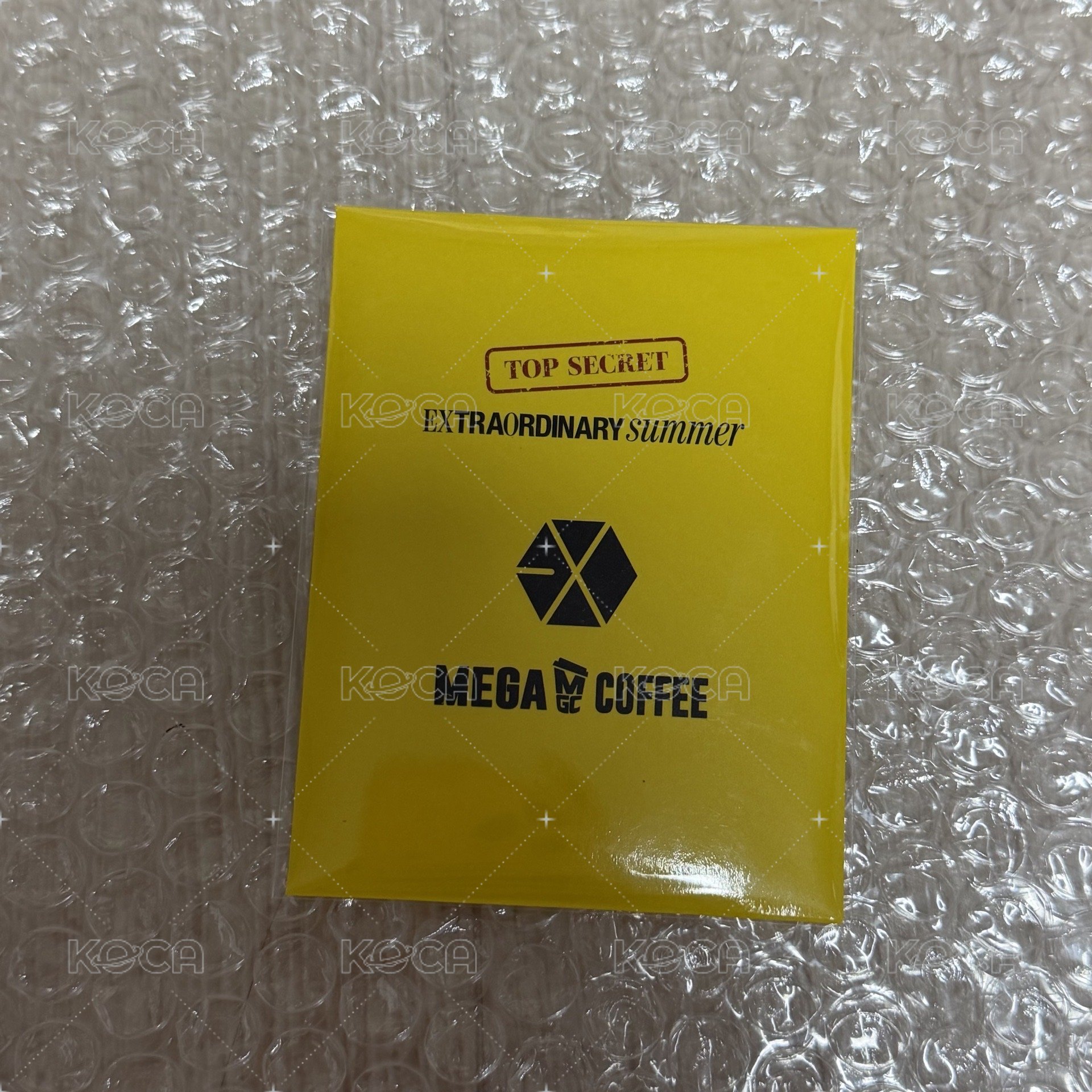 Mega Coffee 代言卡 一套 8/25前台灣出貨