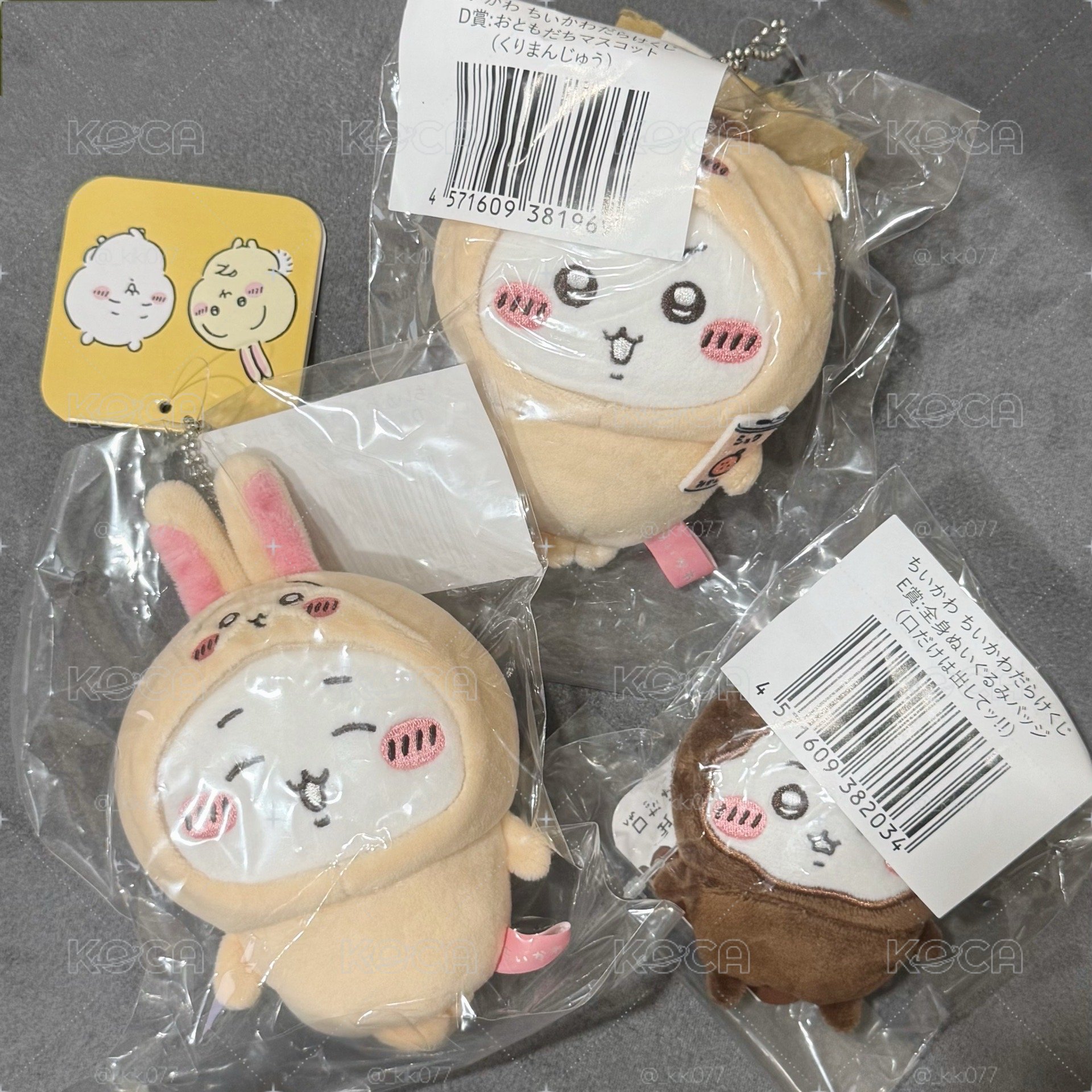 現貨⚐˒˒D賞兔+栗子+E賞巧克力吉伊