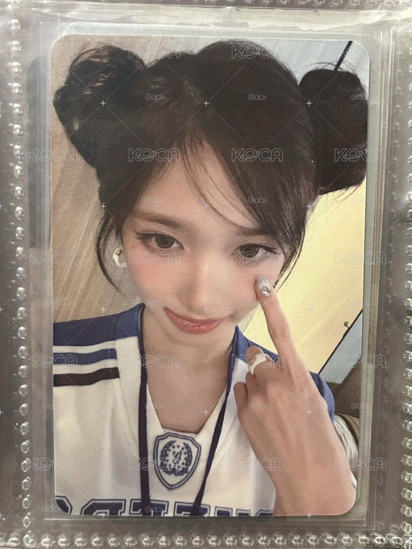 IVE 李瑞 Leeseo IVE SECRET am 5.0 啦啦隊雙丸子頭指眼吐舌瑞