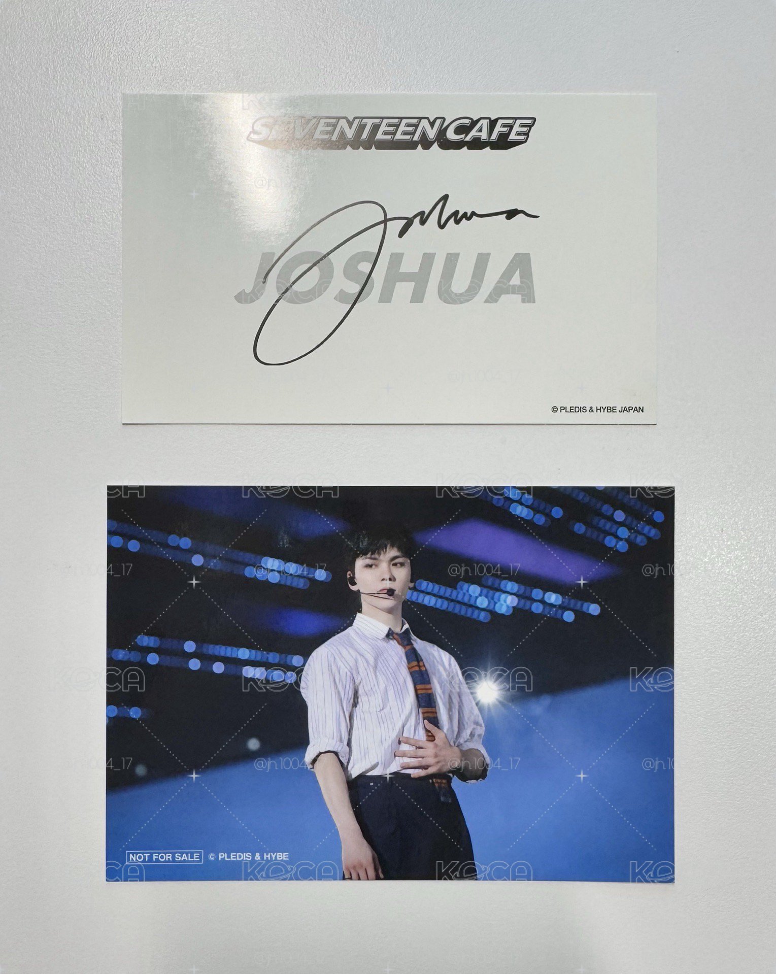 SVT 秀 率 23’CAFE 簽名特典 FOLLOW 寫真展 入場特典 明信片 生寫真 Joshua Vernon